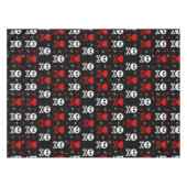 Gevaar Enge schedels Patroon Tafelkleed (Voorkant (Horizontaal))