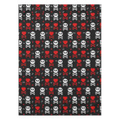 Gevaar Enge schedels Patroon Tafelkleed (Voorkant)