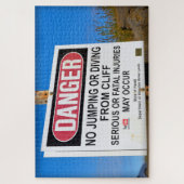 GEVAAR - GEEN CLIFF DIVING - HAWAII 20x30 - 1014 p Legpuzzel (Verticaal)