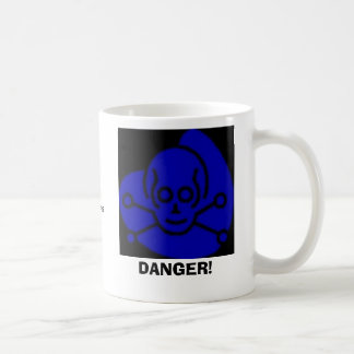 Gevaar, GEVAAR! Bevat watervrij MonoxideHar... Koffiemok