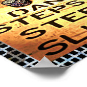 Gevaar gevaar poster (Hoek)