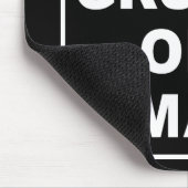 Gevaar: Grumpy Old Man - Funny Gag Joke Gift Muismat (Hoek)