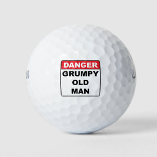 Gevaar: Grumpy Old Man Golfballen