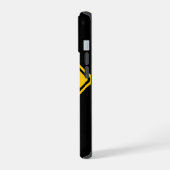 Gevaar Haai Zone iPhone 15 Case (Linkerkant)