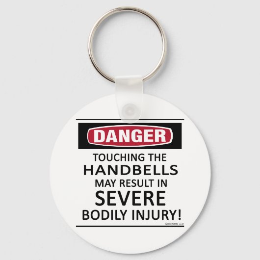 Gevaar Handbells Sleutelhanger (Voorkant)
