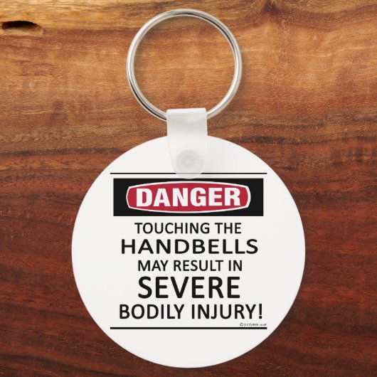 Gevaar Handbells Sleutelhanger (Voorkant)