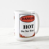 Gevaar Hot Sign Koffiemok (Voorkant rechts)