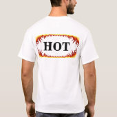 Gevaar Hot Sign T-shirt (Achterkant)
