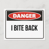 Gevaar - Ik haal terug Briefkaart (Voorkant)