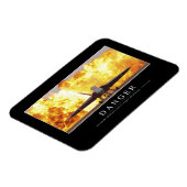 Gevaar: Inspirerend prijsopgave Magneet (Linkerzijde)