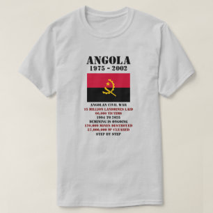Gevaar Landmijnen, Angola T-shirt