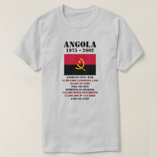 Gevaar Landmijnen, Angola T-shirt