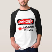 Gevaar, laserstraal t-shirt (Voorkant)