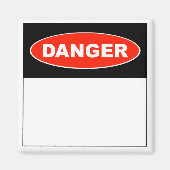 Gevaar (leeg) - Magneet (Voorkant)