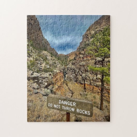 gevaar legpuzzel (Verticaal)