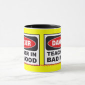 GEVAAR! Leraar in Bad Mood. Mok (Midden)