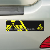 Gevaar Logo Resonantie Afbeeldingen Bumpersticker (Op auto)