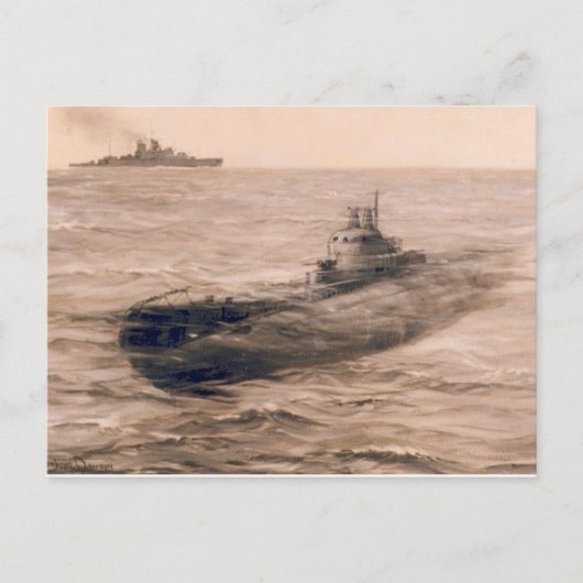 Gevaar Lurking Briefkaart (Voorkant)