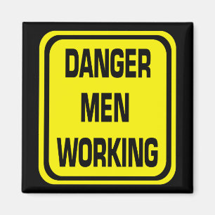 Gevaar Mannen die Magnet in werking stellen