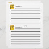 Gevaar: Mannen Koken Recipe Kaart (Voorkant / Achterkant)