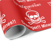 Gevaar! Mijnen! ☠ Cambodjaanse Khmer ☠ Cadeaupapier (Rol Hoek)