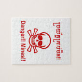 Gevaar! Mijnen! ☠ Cambodjaanse Khmer ☠ Legpuzzel (Horizontaal)