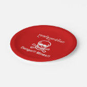 Gevaar! Mijnen! ☠ Cambodjaanse Khmer ☠ Papieren Bordje (Gekanteld)