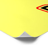 Gevaar Mijnen Mijnenveld Poster (Hoek)