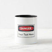 Gevaar! Mok - Gepersonaliseerd! (Midden)