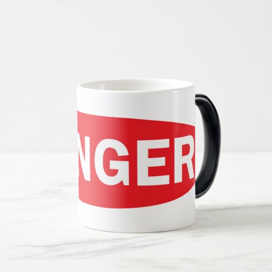 Gevaar - Morphing-Mok Magische Mok (Voorkant rechts)