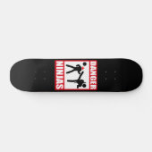 Gevaar Ninja's Skateboard (Horizontaal)