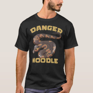 Gevaar Noodle Ball Python Snake Reptile Serpent T-shirt