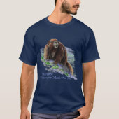 Gevaar op het eiland Vancouver Marmot T-shirt (Voorkant)