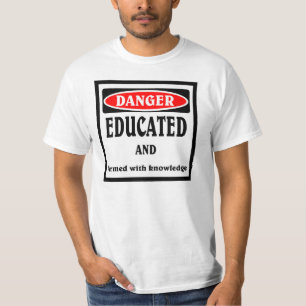 Gevaar, opgevoed t-shirt