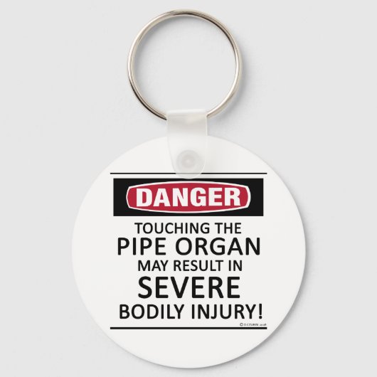 Gevaar Pipe Organ Sleutelhanger (Voorkant)