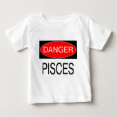 Gevaar - Pisces Funny Astrology T-Shirt Pet Mok (Voorkant)