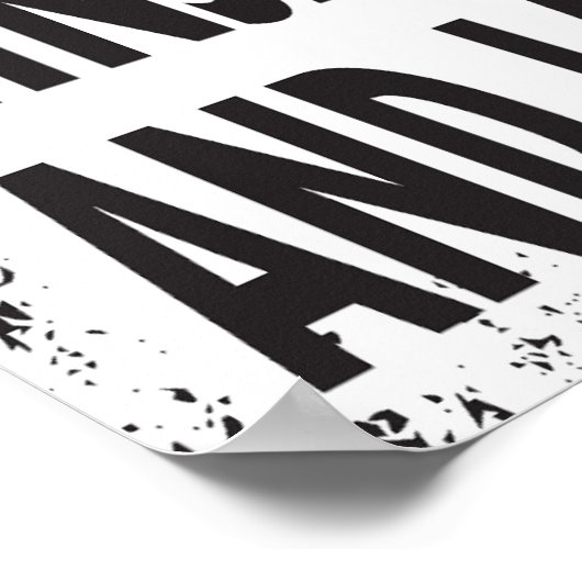 GEVAAR! Poster (Hoek)