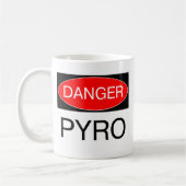 Gevaar - Pyro Grappige Pyrotechnicus T-Shirt Mok T (Links)