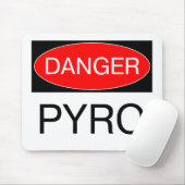 Gevaar - Pyro Grappige Pyrotechnicus T-Shirt Mok T Muismat (Met muis)