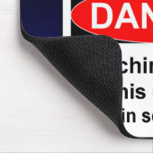 GEVAAR! Raak niets aan op dit bureau... Muismat (Hoek)