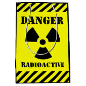 Gevaar radioactief symbool Halloween Trick-or-Trea Medium Cadeauzakje (Voorkant)