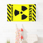 Gevaar Radioactief teken Halloween Spandoek (Insitu)