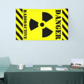 Gevaar Radioactief teken Halloween Spandoek (Beurs)