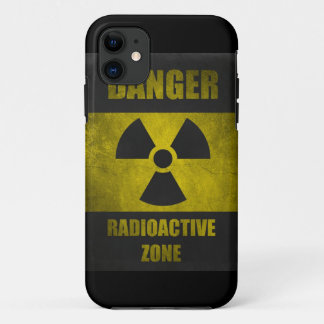 Gevaar Radioactief Zone Retor Funny iPhone 5 Hoesj iPhone 11 Hoesje