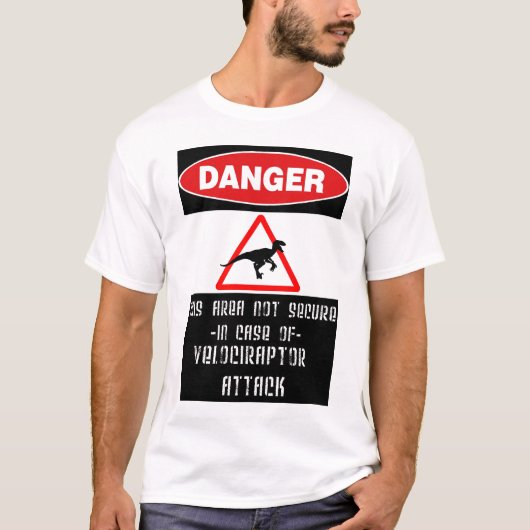 Gevaar: Raptoren T-shirt (Voorkant)