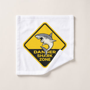 Gevaar Shark Zone Bad Handdoek