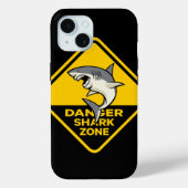 Gevaar Shark Zone Case-Mate iPhone Case (Achterkant)