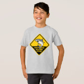 Gevaar Shark Zone T-shirt (Voorkant volledig)