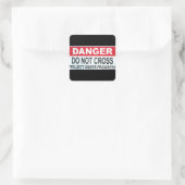Gevaar Sticker (Tas)