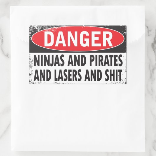 GEVAAR! Stickers (Tas)